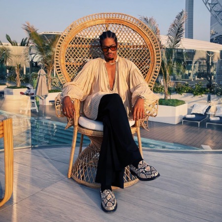 Wynton Harvey enjoying his time at Burj Al Arab. 